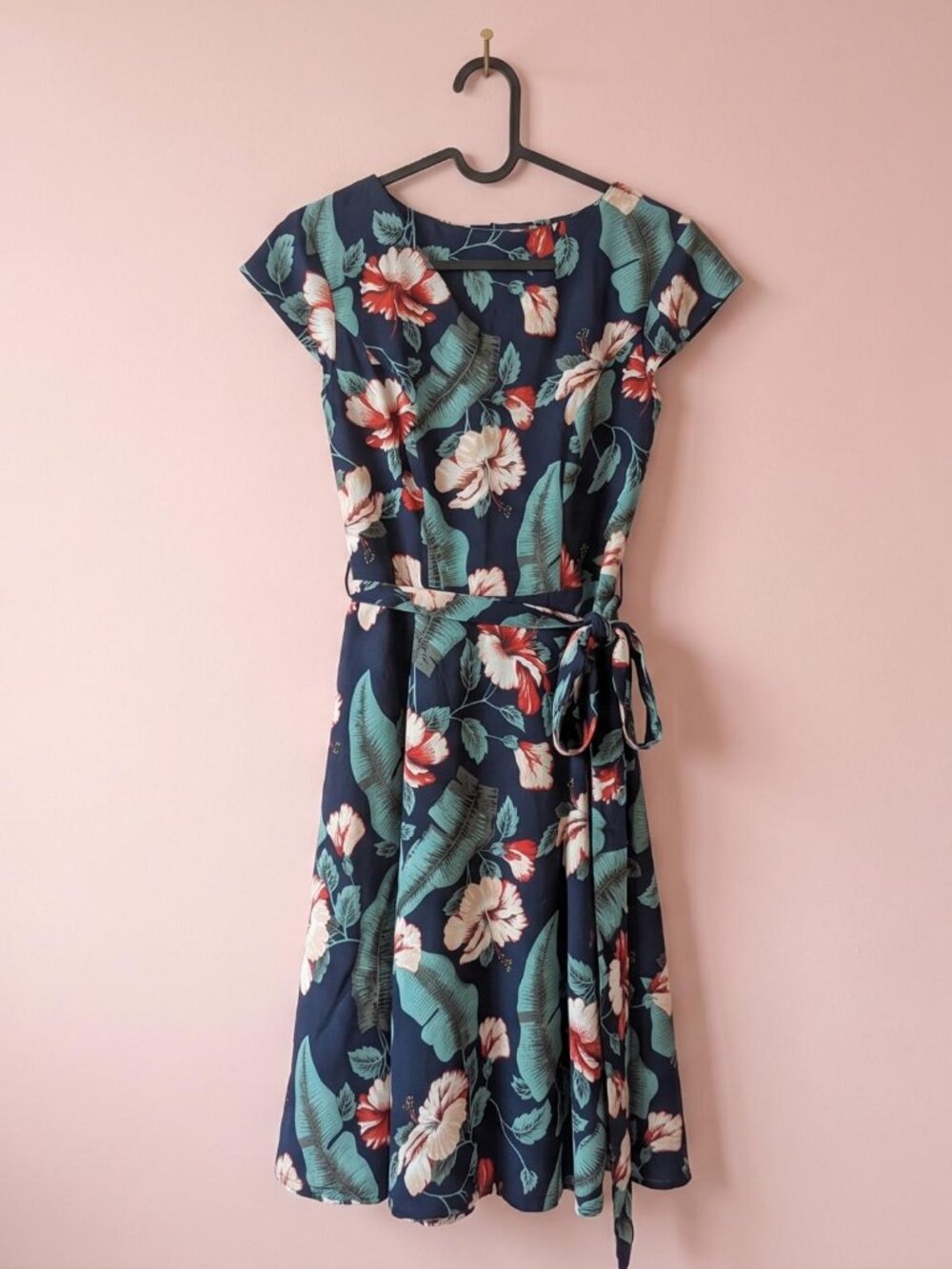 Vintage 50-60s style cotton dress size S